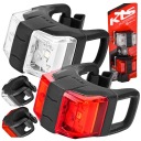 KELLYS TWINS II MINI BIKE SVETLÁ SET LED SILIKÓNOVÁ POZÍCIA ČIERNA