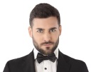 PÁNSKY MATERIÁL HLADKÝ PÁNSKY MOTÝĽ ČIERNY