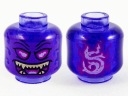 Lego New Head Trans-Purple Ninjago Overlord Ghost Ghost Monster 28621pb0026