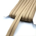 ZIPPER TAPE špirála 3mm béžová + 2 zipsy
