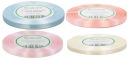 4 x Saténová stuha 6mm 32m - PASTELOVÁ SET