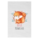 Uterák do škôlky 30x50 + Meno VEVERIČKA
