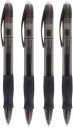 BIC GEL-OCITY BALLPOINT GEL PEN ČIERNA x4