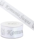 Sväté prijímanie saténová stuha 38mm/9mb, 2 farby