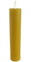 STRAIGHT sviečka, 9 cm, vyrobená z včelieho vosku S008 prírodný