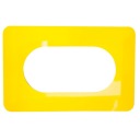 Kryt na stenu pre dvojitý vypínač OSX-220 Yellow