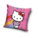 Plyšová dekoračná OBLIECKA na vankúš HELLO KITTY 40x40 cm ZAMAT