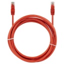 LAN ETHERNET RJ45 CAT5E UTP LAN KÁBEL 1,5M červený