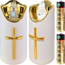 VEĽKÁ LED VLOŽKA DO SVIEČKY NA NAPÁJANIE BATÉRIOU 12,5cm PRE GRANES VLOŽKY DO SVIEČKY