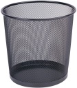 Kancelársky set kovový odpadkový kôš, 12l, čierny