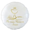 FÓLIOVÝ BALÓN PRVÉ SV. PRIJÍMANIE DEKORÁCIA NA BALÓNOVÉ PRIJÍMANIE 45 cm