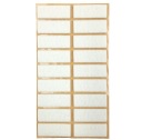 Samolepiace plstené podložky pod nábytok – BIELE 15x40mm