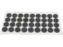 Plstené podložky na stoličky, priemer 2 cm, 36 ks GREY HARD