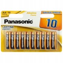 10x VÝKONNÁ ALKALICKÁ BATÉRIA PANASONIC LR6 AA 1,5V