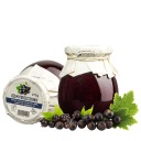 Domáci ríbezľový džem, s nízkym obsahom cukru, celé ovocie BLACK CURRENT 275g