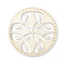 Drevený prsteň Prírodný ekologický základ pre lapač snov Macrame 15 cm
