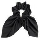 Gumička do vlasov SCRUNCHIES BOWN, čierna