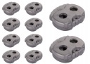 LINE STOPPER KONCOVÁ SPOJKA STRIEBORNÁ 3mm - 10 ks