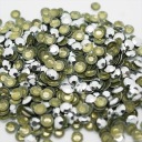 Kovové termo šperky na oblečenie Strieborné taniere 5mm 100 kusov
