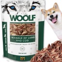 Woolf Triangles jahňacia treska pre psov 100 g