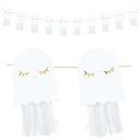 GIRLAND papier GHOSTS halloween duch WHITE 130cm