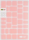 Kołobrulion A5 kockovaný 80k Happy Color TREND Pink