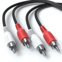 Cinch RCA stereo audio kábel 2 x R/L zástrčka 7,5 m