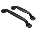 Nábytková úchytka CLASSIC PAWKA BLACK 160mm Čierne kuchynské úchytky