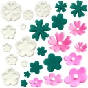 Formičky, vykrajovátka, vykrajovačky, marcipán Flowers Daisies 10 ks.