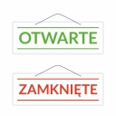 OTVORENÉ ZATVORENÉ laminovaná tabuľka