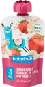 Babylove BIO Mousse Jablká Jahody Banány a Müsli