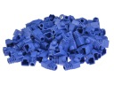 NEKU Gumový kryt na zástrčku RJ45, modrý, 10 ks