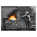 Samolepky A5 LEVEL Banksy Snow Smog