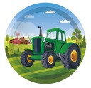 Jednorazové taniere traktor 23 cm 6 ks PARTY CHILD