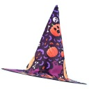 HALLOWEENSKÝ KLOBÚK ČARODEJNICA SA VYBAVUJE RÔZNYM DIZAJnom