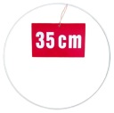 BIELY krúžok/ráfik pre lapače snov a makramé 35 cm