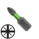 Bit 1/4” 25mm PZ2 5 ks. Högert HT1S127