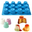 SILIKÓNOVÁ FORMA NA ŽELÉ SVIEČKY CANELE MUBBLES PANACOTTA 695