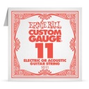 Struna Ernie Ball Electric/Acoustic Plain .011