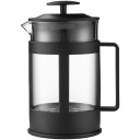 Piestový lúhovač 350ml na kávu, čaj, bylinky so sitkom, BOROSILIKÁTOVÉ sklo