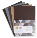 Vlnitá lepenka NATURA, A4, 5 listov, 5 brúsených pl