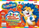 Samolepiaci papierový zápisník Bambino A4, 8 farieb.