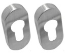 Úzka oválna ceduľka 31mm INOX, nerez