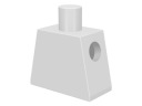 Lego New Torso bez rukoväte telo bez potlače Plain White White 973