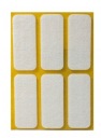SAMOLEPIACA PODLOŽKA PLSTENÁ 25x60 BIELA ​​PODLOŽKA PLSTENÁ 6 ks.