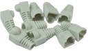 KRYT GUMOVÝ KRYT NA ZÁSTRČKU RJ45 10 ks ŠEDÝ