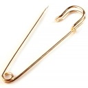 Veľká dekoračná brošňa SCOTTISH SAINT 75x13 mm ROSE GOLD