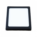 POVRCHOVÁ DOSKA LED 164x164 Štvorcová ČIERNA 12W 4000K 800lm ECO LIGHT