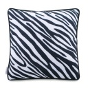 Vankúš 45x45 zvierací vzor Čierna zebra