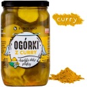 Nakrájané uhorky s CURRY Runoland - zdravý doplnok k vášmu jedlu